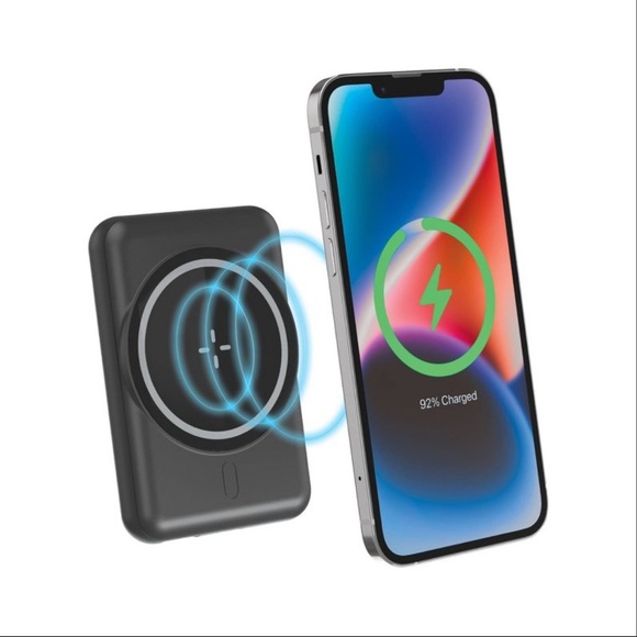 Just Wireless 5000mAh Dual Port Portable Power  Bank- Black - Picture 2 of 7